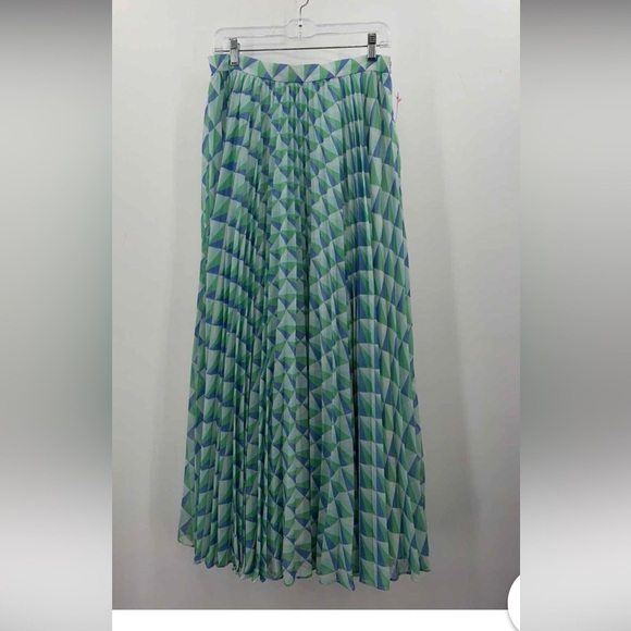 Pankaj And Nidhi Dresses & Skirts - Elegant Blue and Green Maxi Skirt